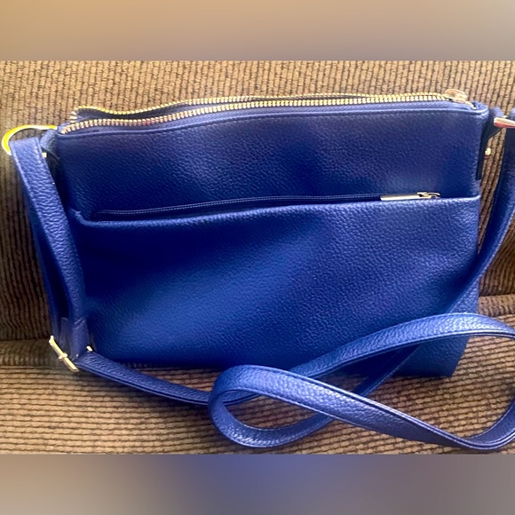 anewday Handbags - Blue Crossbody Bag - Women's Leather Shoulder Bag